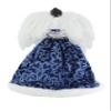 Windy Hill 14" Brilliant Blue Black Angel Tree Topper 514306 view 4