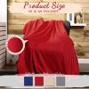 24 Packs Fleece Throw Blanket Soft Warm Lightweight Fleece Blanket Cozy Throw Bulk for Bed Couch Sofa Home Office Wedding Gifts Suitable for Seasons, 50 x 60 Inches(Morden Color) view 2