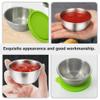 CALLARON 2pcs Mini Sauce Containers Lids Portable Ketchup and Vinegar Boxes for Condiments Salad Dressings Outdoor Events and Home Use view 4