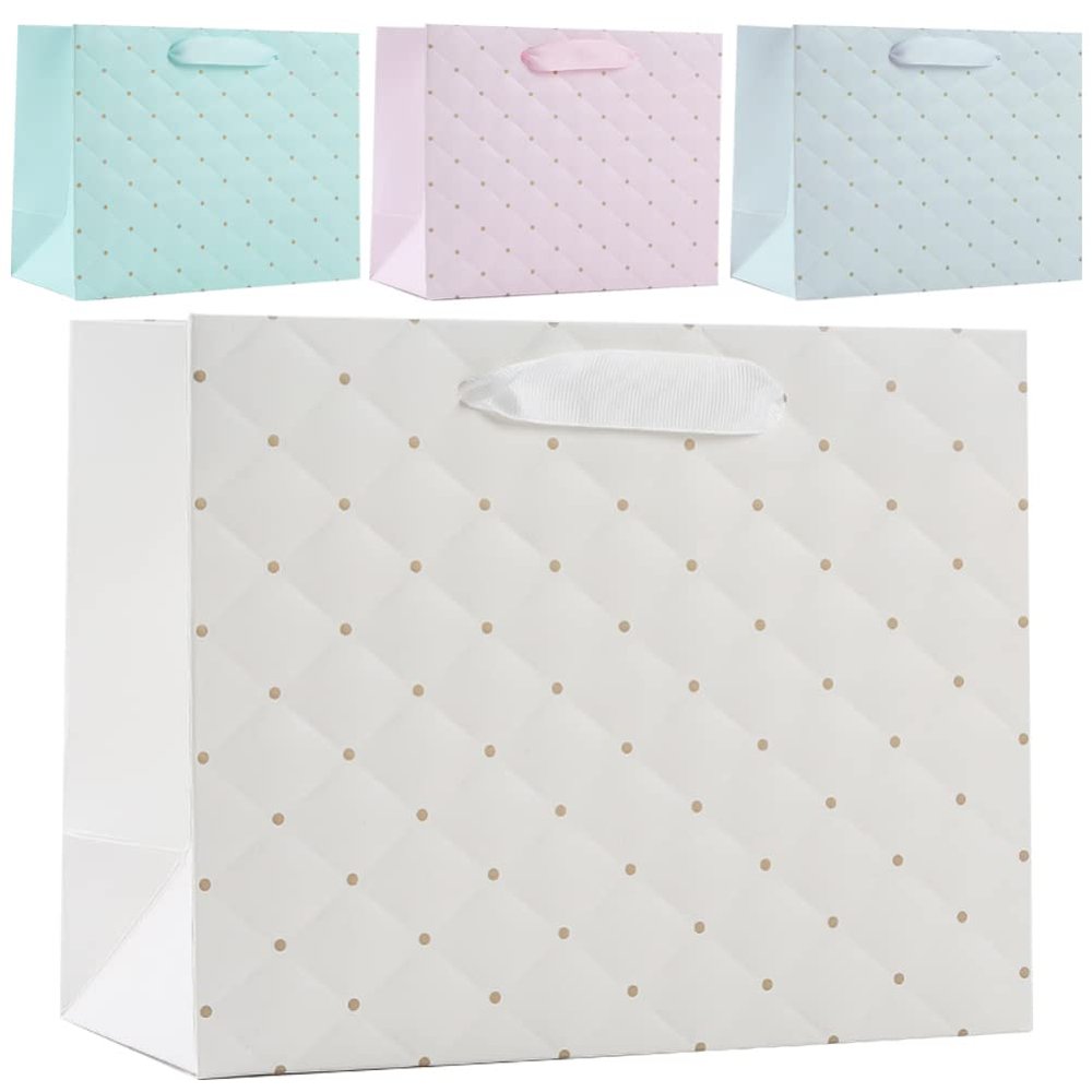 CALLARON 4pcs Party Favor Bags with Handles Lightweight Bags for Birthdays Weddings and Special Events