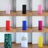 Winter Party Plinth Cylinder Cover Princess Birthday Arrangement Elastic Stretch Spandex Pedestal Cover Sunflower Freeze Decoration NO-1432-D33H60 view 4