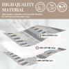 SahSahCasa Quilt Queen Size, Queen Quilt Set, 100% Cotton Queen Quilt Bedding Set Bedspreads, Farmhouse Reversible Patchwork Lightweight Plaid Quilts Bedspread for All Season, Gray/Brown, 3PCs view 4