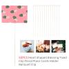 Homoyoyo 50pcs Metal Note Holder Dining Table Decor Stuffed Animal Net or Hammock Place Card Holders for Table Easel Stand Decoraciones para Baos Floral Cards Clips Desktop Package Flower view 2