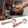 SEIWEI Coffee Bottomless Portafilter with Cup Filter Basket Wooden Handle for Expobar Rancilio Silva Gemilai Rocket E61 58mm/2.3in Coffee Machines view 3