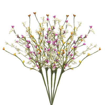 6 pcs Spring Berry Stems, Artificial Berry Picks for Home Centerpiece Vase Windowsill Decor and Easter Celebration, Spring Floral Picks Stems for Home Centerpiece Vase