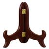 ECYC 1 Pcs 5 inch Wooden Plate Display Stands, Wood Plate Holders Picture Easel Holder Stand Decorative Photo Frame Stand view 1