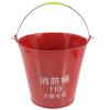Fire Emergency Sand Bucket Iron Storage for Home and Fire Station Use Multi-Purpose Utility Pail for Water Sand and Tools Lightweight Handle Easy to Clean view 1