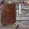 Hemoton Leather Menu Cover Holder Multifunctional Meal Price Folder for Restaurants Cafes and Bars Elegant Design Leather Finish Comfortable Touch view 3