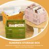 Zerodeko Household Storage Basket Lightweight Folding Plastic Picnic Basket with Handle for Organizing Sundries Berry Picking and Outdoor Use Versatile Design for Easy Access and Neat view 4
