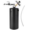 3 . 6L Stainless Steel Wine Barrel with Portable adjust Pressure Regulator for Homemade Beer , Pressurized Mini Keg , fornitro Coffee , Kombucha And Cocktails , Pressurized Mini Keg Wine Barrel Wine K view 1