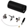 3 . 6L Stainless Steel Wine Barrel with Portable adjust Pressure Regulator for Homemade Beer , Pressurized Mini Keg , fornitro Coffee , Kombucha And Cocktails , Pressurized Mini Keg Wine Barrel Wine K view 3