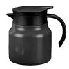 Coffee Carafes For Keeping Hot, Coffee Carafe Insulated, Thermal Coffee Carafe Tea Pot, Stainless Steel Vacuum Insulated Coffee Tea Dispenser Tea Water Separation with Removable Tea Infuser (Black) view 1