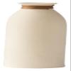 LQX Sculpture Vase HBSDF Tabletop Ceramic Vases, Creative Stoneware Pot Simple Small Vases Home Room Dining Table Flower Vases Artistic Modeling White Dried Flower Vases Crafts (Size : 5.3 * 26CM) view 1