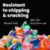 Gems for Crafting - Large 1" Inch Diamond Gemstones for Craft - 10,6 oz Gems in Bag - Vase Filler - Table Scatters Decor - Fish Tank Fake Rocks - Jewels for Crafts view 4