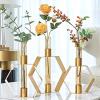 Sculpture Vase Flower Vase for Home Decor,Metal Vases,Flower Arrangement Table Office Wine Cabinet Flower Decoration Crafts (Size : Large) view 3