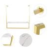 AngelcityCC Simple Wall Mounted Metal Display rack Window Hanging Garment Racks U-shaped Shelf Wedding Dress Organization Home Clothes Rod Storage Towel Rack view 2