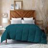1 Piece Comforter Super Soft All Season-400GSM Lightweight 6 Corner Ties Premium Quality Goose Down Comforter- King/Cal-King(106" X 90") Colour-Teal view 1