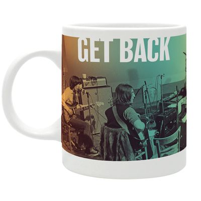 ABYSTYLE The Beatles Get Back Ceramic Coffee Tea Mug 11 Oz. Music Artist Band Drinkware Home & Kitchen Essential Gift