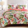 BLACK FOREST DECOR Tropical Flora Quilt Bed Set - King view 1