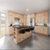 Quicklock RTA (Ready-to-Assemble) 42" Tall Wall Kitchen Cabinets - Shaker Style | 100% Hardwood | Made in America | Soft Close Hardware (Raw Maple, 12" D x 15" W x 42" H) view 2