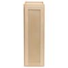 Quicklock RTA (Ready-to-Assemble) 42" Tall Wall Kitchen Cabinets - Shaker Style | 100% Hardwood | Made in America | Soft Close Hardware (Raw Maple, 12" D x 15" W x 42" H) view 4