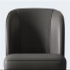 Modern Furniture Dark Grey Super Fiber Leather Bar Stools Counter Height Barstools with Back Kitchen Island Chair Carbon Steel Metal Legs Upholstered Seat for Home Bar Office Dining Room Set of 2 view 4