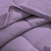 RAJVEER TEXTILE 3 Piece Down Alternative Comforter with 2 Pillowsham - All Season-400GSM Lightweight 6 Corner Ties Premium Quality Goose Down Comforter- Oversized Queen (98" X 98") Colour-Lavender view 3