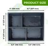 BETONEX Plastic Molds Concrete Set Patio Paving Mold 1 pcs - Big Beautiful Pathmaker Precast Concrete Molds and Forms Stampcrete for Walkways - Large Cobblestone, Reusable view 4