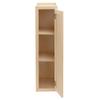 Quicklock RTA (Ready-to-Assemble) 42" Tall Wall Kitchen Cabinets - Shaker Style | 100% Hardwood | Made in America | Soft Close Hardware (Raw Maple, 12" D x 9" W x 42" H) view 4