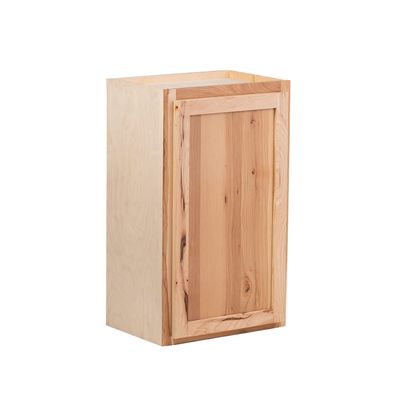 Quicklock RTA (Ready-to-Assemble) 42" Tall Wall Kitchen Cabinets - Shaker Style | 100% Hardwood | Made in America | Soft Close Hardware (Rustic Hickory, 12" D x 9" W x 42" H)
