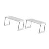 2pcs Shelf Stackable Storage Stand Storage Rack Multipurpose Storage Stand Draining Rack Bathroom Organizer Kitchen Storage Stand Kitchen Organizing Rack view 1