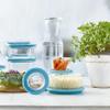 Bormioli Rocco Frigoverre Future 26.25 Oz.. Square Food Storage Container, Made From Durable Glass, Dishwasher Safe, Made In Italy view 3
