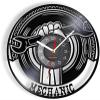 30cm Wall Clock Garage Decoration Vinyl Record Wall Clock Modern Machinery Tools Car Maintenance Wall Decor Wrench Wall Clock Gift for Mechanic view 1