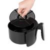Air Fryer  2.3-Quart Electric Fryer for Healthier Cooking  Compact Appliance with Nonstick Interior  Kitchen Gadgets by Classic Cuisine (Black) view 3