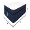 Brooklyn Bedding 13" Aurora Luxe Cooling Mattress, Twin XL Soft view 2