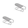 Zerodeko 2pcs Adjustable Double-layer Shoe Rack Organizer Space Saver Iron Design for Closet Shelves and Floor Use Easy to Clean Black view 1