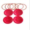 Authentic Tattler E-Z Seal Reusable Canning Lids 100 Bulk WIDE Mouth Lids & 100 WIDE Mouth Rubber Rings COLOR: RED - MADE IN THE USA! view 1