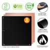 Teflon Sheets for Baking (3-Pack) Bundled with ninja foodi air fryer liners (1-Pack) - Baking Sheets for Oven and Air Fryer Oven Mat 12" x 12" - Reusable & Heat Resistant view 4