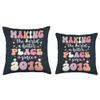 10 Birthday Making the world a better place since 2013 Throw Pillow view 3
