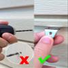 NACETURE Vinyl Siding Hooks & Screws - 16 Pack Heavy Duty No-Hole Needed Stainless Steel Hanger for Outdoor Mount Home Security Camera view 4