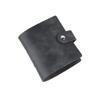 BAN.P Mini Photo Album Card Holder Bronzing Picture Storage Case PU Leather Loose Leaf Photocard Holder Children Anniversary (Color : Black, Size : 3 Inch) view 1