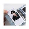 BAN.P Mini Photo Album Card Holder Bronzing Picture Storage Case PU Leather Loose Leaf Photocard Holder Children Anniversary (Color : Black, Size : 3 Inch) view 2