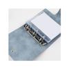 BAN.P Mini Photo Album Card Holder Bronzing Picture Storage Case PU Leather Loose Leaf Photocard Holder Children Anniversary (Color : Black, Size : 3 Inch) view 3