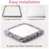 ICZW Gripper Strip Frame Cover Rug Hooking Cover Flannel (for 15.7" x 15.7" Frame) view 3