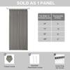 84 W x 84 L Inch Full Blackout Pinch Pleat Curtain Burlap Faux Linen Waterproof Drape with Tieback&Hooks,Room Darkening Energy Saving Window Treatment for Living Room,Bedroom 1 Panel Taupe Kakhi view 4