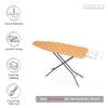 Encasa XO Ironing Board Cover and Pad 54"x15" Standard Size - Thick 3mm Felt Padded Iron Board Cover with Padding, Scorch & Stain Resistant Cotton, Heavy Duty Drawstring, Snug Fit - Peach Tiles view 3