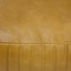 Rugsotic Carpets Square Shaped Goat Leather Handmade Eco-Friendly Beige Pouf - 21" x 21" x 12", Plain Solid, Recycled Foam with Fibre Fill Stuffed, Seating Pouf PF08 view 4