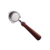 SEIWEI Coffee Portafilter 51mm Filter Holder Replacement Coffee Machines Parts Handle Professional Espresso Tool with Bottom and 3 Ear for EC680 EC685 EC695 EC820 EC850 EC860 (Bubinga Straight) view 1