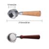 SEIWEI Coffee Portafilter 51mm Filter Holder Replacement Coffee Machines Parts Handle Professional Espresso Tool with Bottom and 3 Ear for EC680 EC685 EC695 EC820 EC850 EC860 (Bubinga Straight) view 2