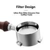 SEIWEI Coffee Portafilter 51mm Filter Holder Replacement Coffee Machines Parts Handle Professional Espresso Tool with Bottom and 3 Ear for EC680 EC685 EC695 EC820 EC850 EC860 (Bubinga Straight) view 4